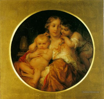 histoire de la mère et de l’enfant Hippolyte Delaroche Peinture à l'huile